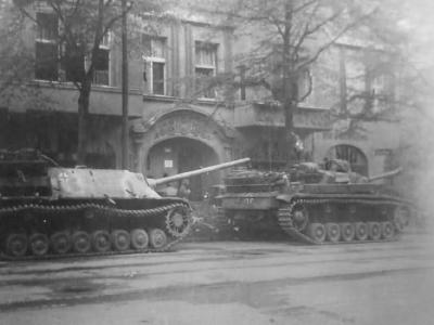 Jagdpanzer IV and StuG III in Berlin