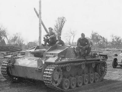 German Sturmgeschutz III of Waffen SS