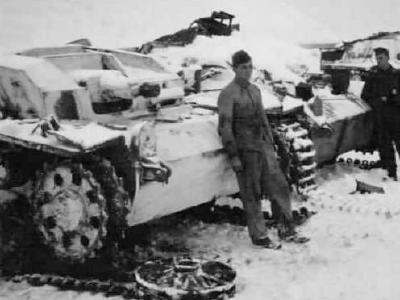 StuG III ausf A winter camo