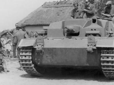 German Sturmgeschutz III during the Operation Barbarossa