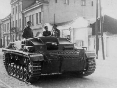 Sturmgeschutz StuG III in Sieradz Poland