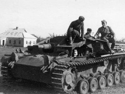 knocked out StuG III