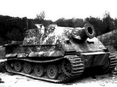 38cm RW61 auf Sturmmorser Tiger