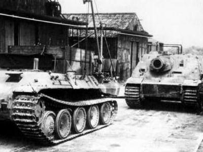 Sturmtiger and Bergepanther