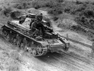 Tauchpanzer IV number 711 of the 18th Panzer Division Eastern Front