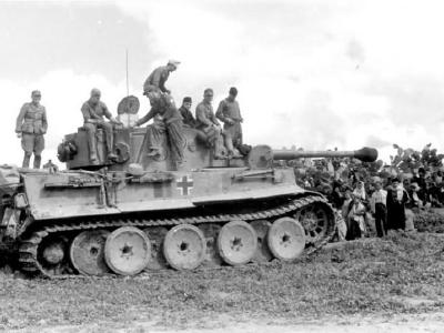 Afrika Korps Tiger I number 732 of Schwere Panzer Abteilung 501