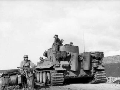 Afrika Korps Tiger I number 142 of Schwere Panzer Abteilung 501