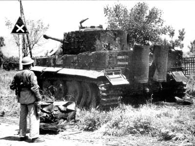 PzKpfw VI Tiger I tank of schwere Panzer-Abteilung 508. Littoria Italy 1944