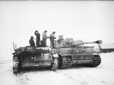 Russia Panzer VI Tiger I number 134 of Schwere Panzer-Abteilung 505