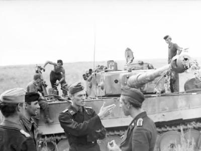 Russia Panzer VI Tiger I number 123 of Schwere Panzer Abteilung 503
