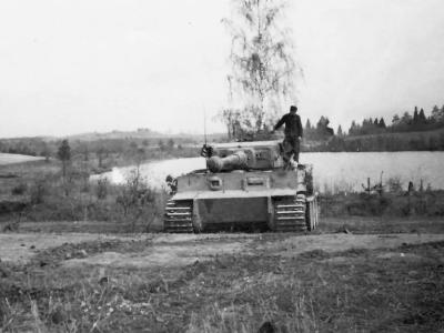 Tiger of the Schwere Panzer-Abteilung 502, tank number 131. Eastern front 1943