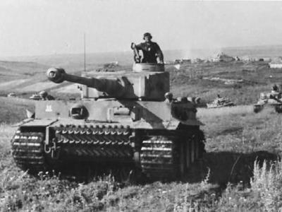 Panzer VI Tiger code S23 of Schwere Panzerkompanie SS-Panzer Regiment 2 Das Reich 1943