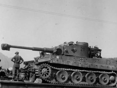 Tiger of schwere Panzer Abteilung 504, tank number 211 Palermo Italy