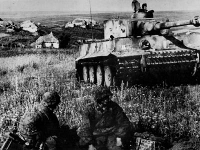 Panzer VI Tiger code S13 of Schwere Panzerkompanie SS-Panzer Regiment 2 Das Reich Orel Kursk