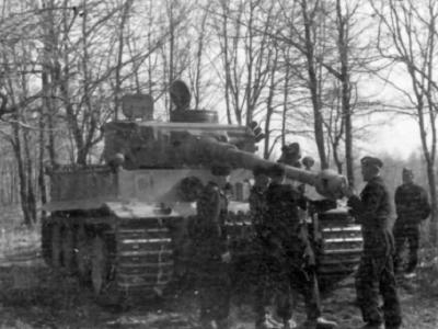 Tiger I number 831 of the SS Division Das Reich Eastern front