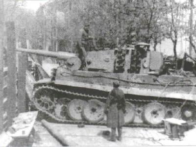 Tiger of Panzerabteilung Müncheberg in Berlin