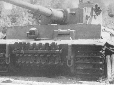 Early Tiger 324 of the schwere Panzer-Abteilung 503, Eastern Front 1943