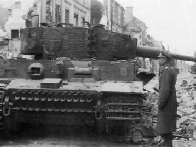 Villers Bocage destroyed Panzer VI Tiger #112 of the schwere SS-Panzerabteilung 101