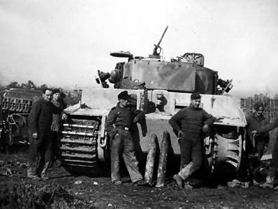 Tiger tank of the schwere Heeres Panzer-Abteilung 508, Italy