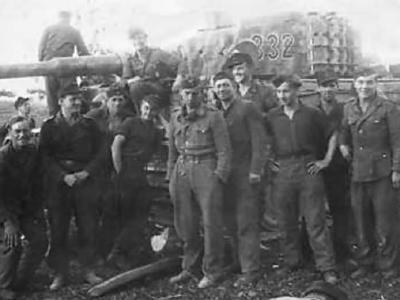 Tiger tank „332” from schwere Panzer Abteilung 509