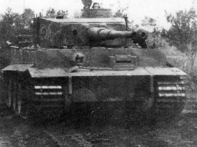 Early Tiger I tank code C01 of the III/Panzer Regiment Grossdeutschland