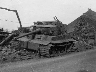 German Tiger tank 201 sPzAbt.301(Fkl) in Elsdof