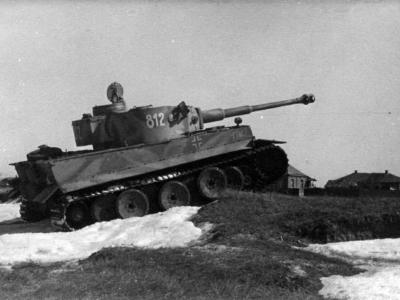 Panzer VI Tiger 812 Tiki of 8 schwere Kompanie Division Das Reich