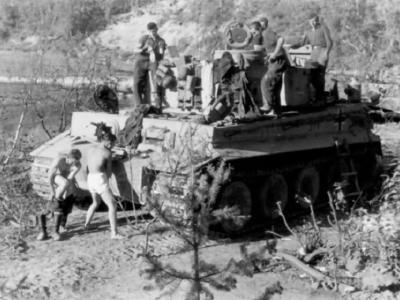 Panzer VI Tiger I in Ruhestellung