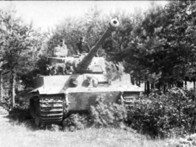 Panzer VI Tiger #912 of 3rd SS Panzer Division Totenkopf in Poland front view