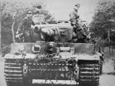 German Tiger I ausf E number 232 of the Schwere SS-Panzer Abteilung 101