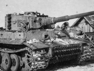 Tiger of the Schwere Panzer Abteilung 501, tank number 121