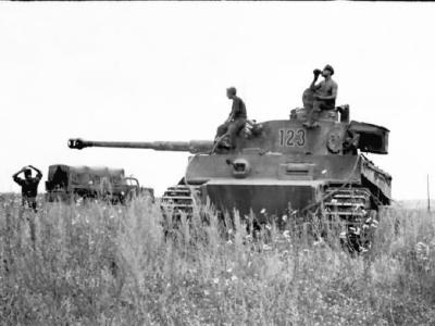 Tiger tank number 123 of Schwere Panzer Abteilung 503 1943