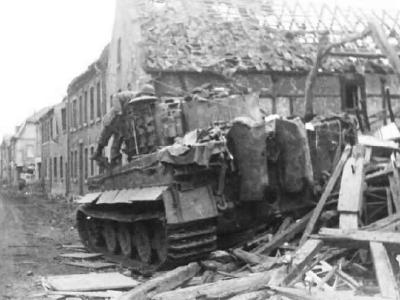 Tiger of the sPzAbt.301(Fkl), tank number 201