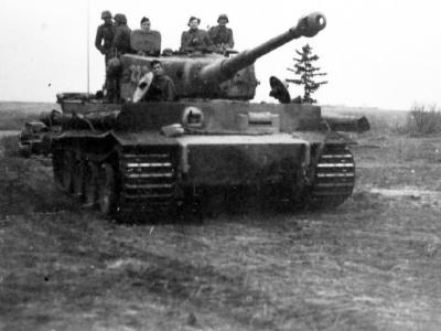Tiger tank number 223 of the schwere Heeres Panzer-Abteilung 505 (mid production version)