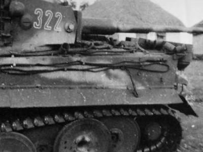 Tiger of the Schwere Panzer-Abteilung 505, tank number 322