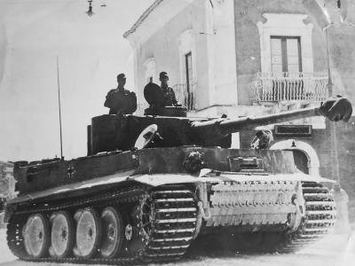 Tiger I tank of schwere Panzer-Abteilung 504 Sicily 1943