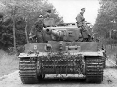 Tiger I 222 of schwere SS-Panzer-Abteilung 101- Normandy France