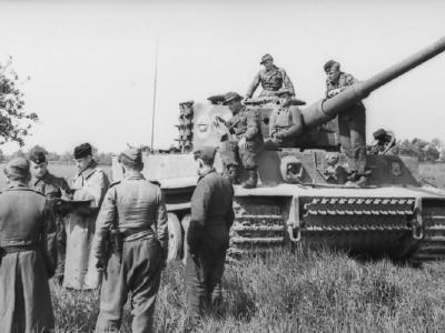 Panzer VI Tiger Ausf E of schwere SS-Panzer-Abteilung 101, tank number 311 – Normandy 1944