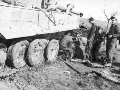 Tiger I tank of schwere Panzer-Abteilung 508, Anzio Nettuno Italy 1944