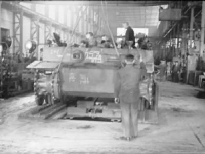 Tiger tank assembly line