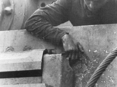 Damaged Tiger tank from schwere Panzer Abteilung 503