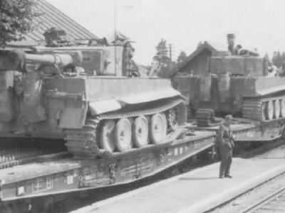 Tigers on SSyms 80t Plaformwagen