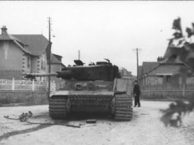 Villers Bocage destroyed Panzer VI Tiger Ausf E of 1/schwere SS-Panzer-Abteilung 101 – Normandy 1944