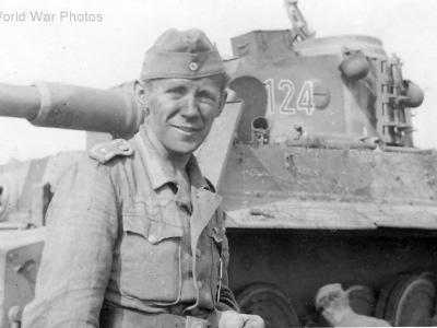 Tiger of the Schwere Panzer Abteilung 505, tank number 124
