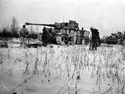 Tiger „100” f the schwere Panzer-Abteilung 502, Winter 1942/43