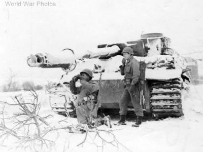 Tiger tank „411” of the schwere Panzer Abteilung 506 Ardennes 1944/45