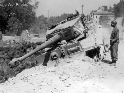 Tiger tank of Schwere Panzer Abteilung 508, Cori italy 1944