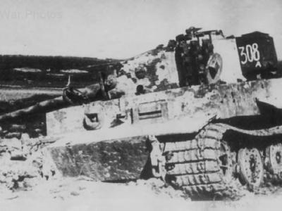 Totenkopf Tiger tank, Balaton 1945