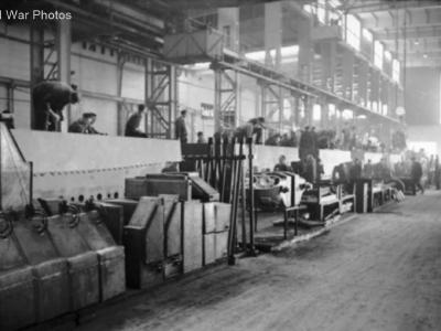 Assembly line at the Henschel factory 6