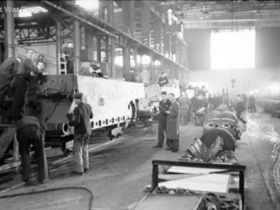 Assembly line at the Henschel factory 7